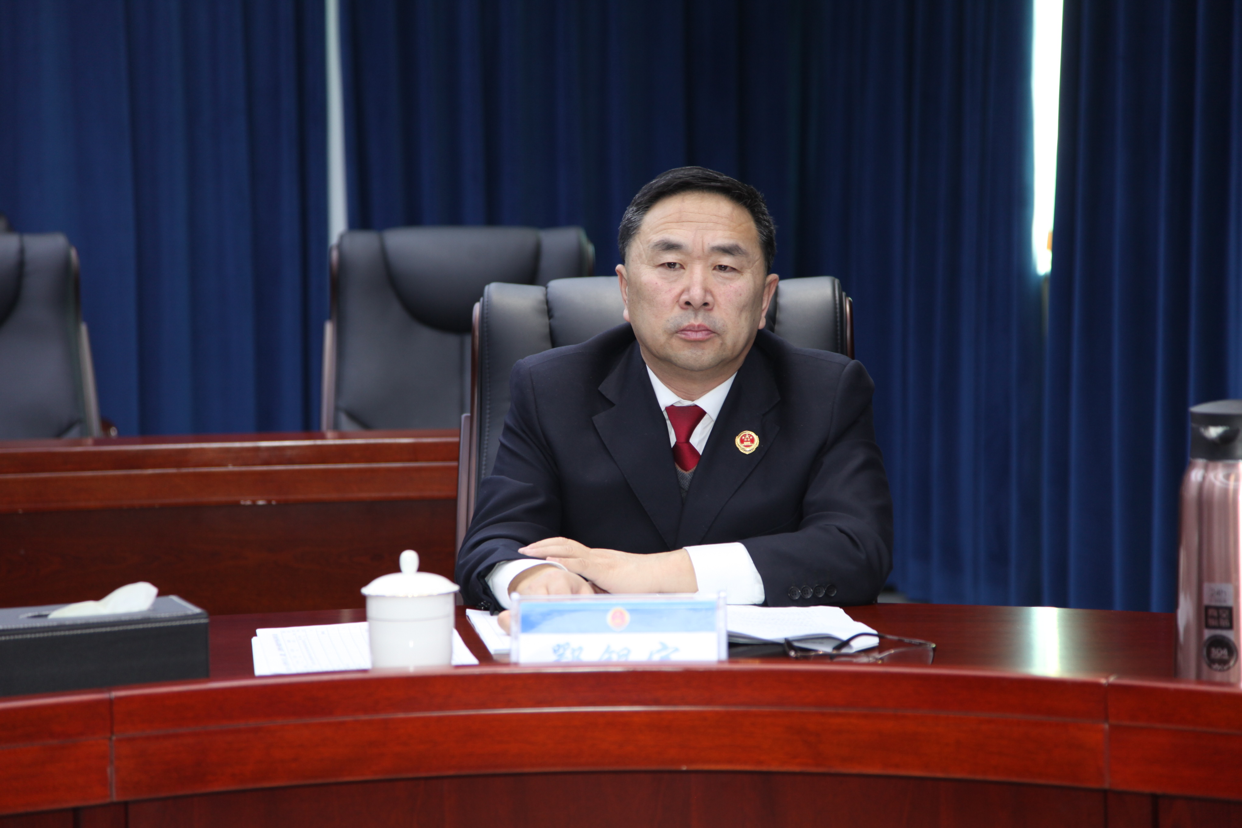 莫旗人民检察院召开2022年首次检察业务数据分析研判会商会议